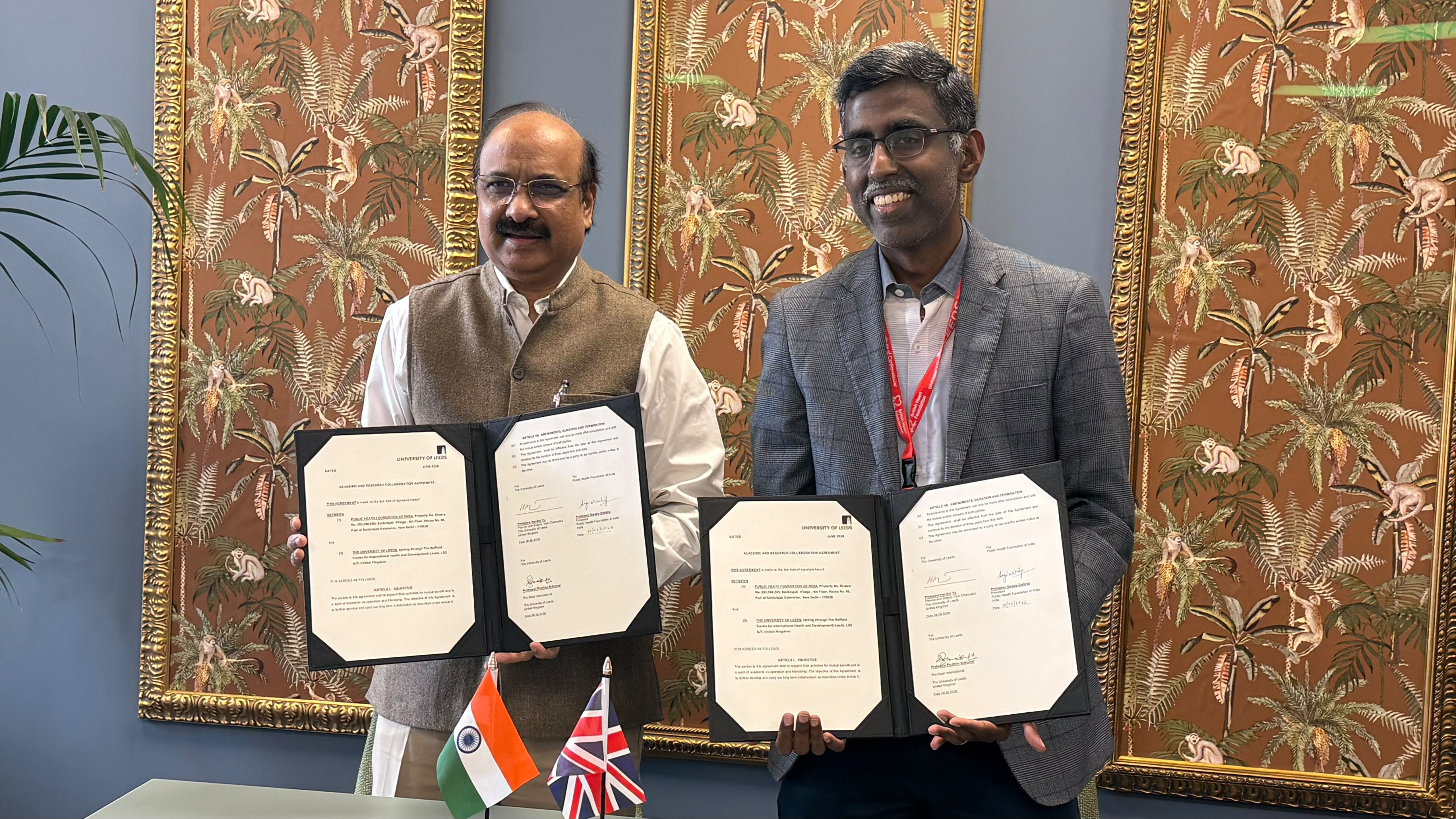 University of Leeds and Public Health Foundation of India Sign MoU to Boost Global Public Health Research and Education Collaboration
