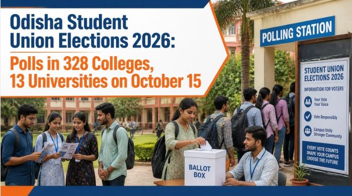Odisha Student Union Elections 2026: Polls in 328 Colleges, 13 Universities on October 15